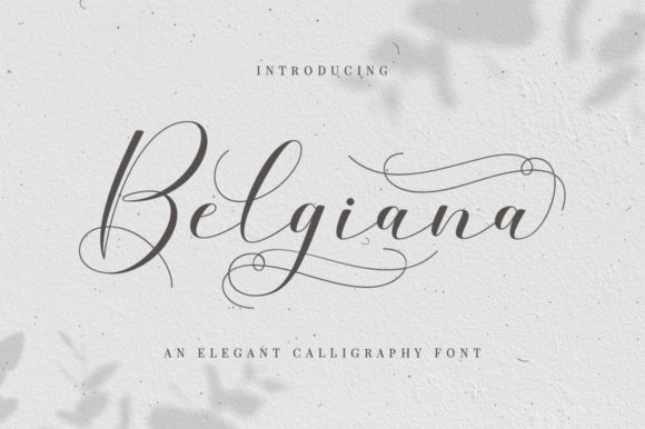 Belgiana Font Poster 1