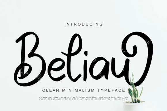 Beliau Font Beliau Font Poster 1