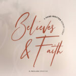 Believes and Faith Font Poster 1