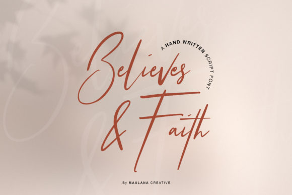 Believes and Faith Font