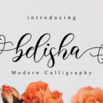 Belisha Font Poster 1