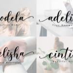 Belista Script Font Poster 2