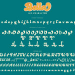 Bella Font Poster 7