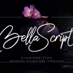 Bella Font Poster 1