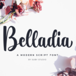 Belladia Font Poster 1