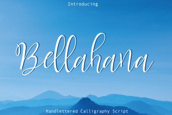 Bellahana Font Poster 1
