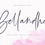 Bellandha Font Poster 1
