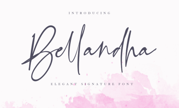 Bellandha Font Poster 1