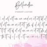 Bellandha Font Poster 3