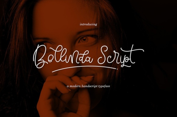 Bellinda Script Font Poster 1
