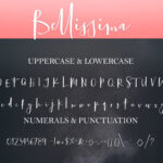Bellissima Font Poster 3