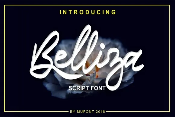 Belliza Font Belliza Font Poster 1
