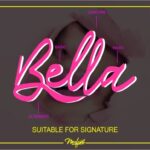 Belliza Font Poster 2