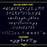 Belliza Font Poster 6
