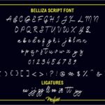 Belliza Font Poster 6