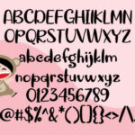 Belly Button Font Poster 2