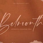 Belmonth Font Poster 1
