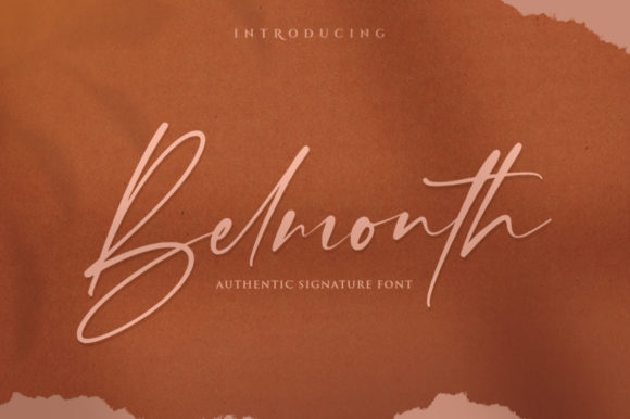 Belmonth Font Poster 1