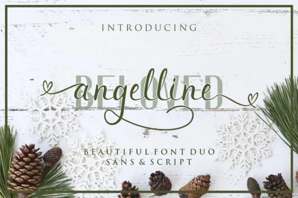 Beloved Angeline Duo Font Beloved Angeline Duo Font Poster 1