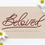 Beloved Script Font Poster 1