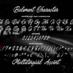 Belsmont Font Poster 5