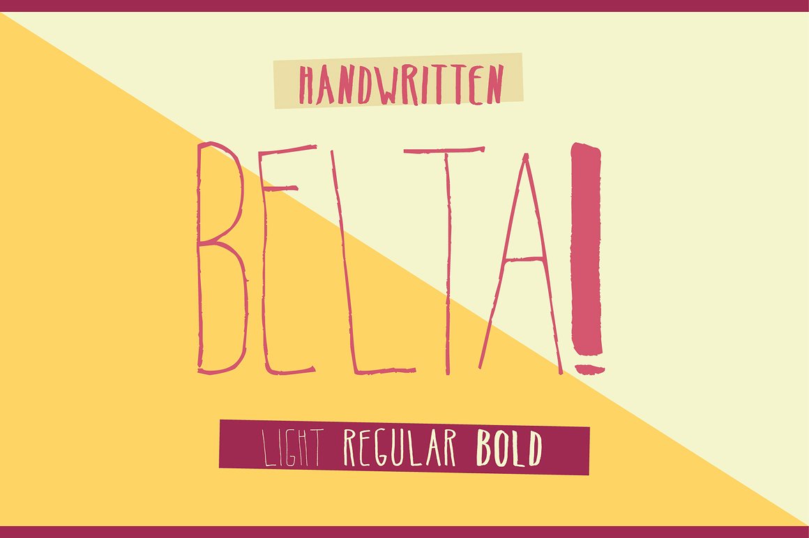Belta Font Poster 1