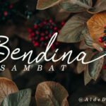 Bendina Sambat Font Poster 1