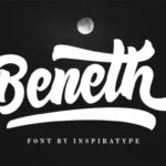 Beneth Font Poster 1