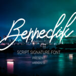 Bennedik Font Poster 1