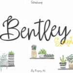 Bentley Font Poster 1