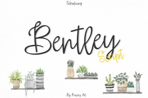 Bentley Font Poster 1