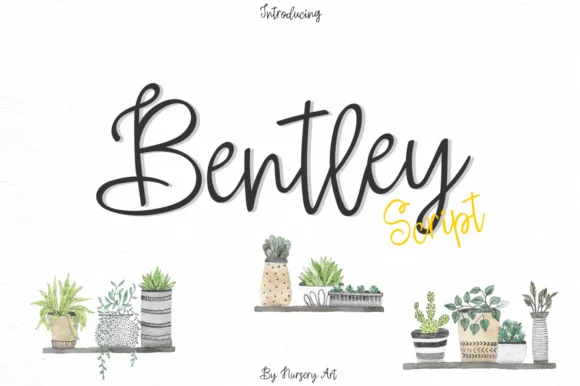 Bentley Font Bentley Font Poster 1