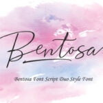 Bentosa Duo Font Poster 1