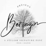 Beringin Font Poster 1