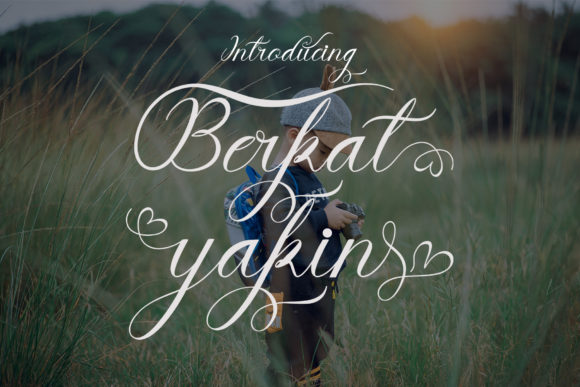 Berkat Yakin Font Poster 1