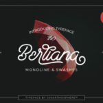 Berliana Script Font Poster 1