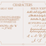 Berlin Script Font Poster 9