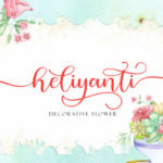 Berliyan Script Font Poster 2