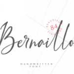 Bernaillo Font Poster 1