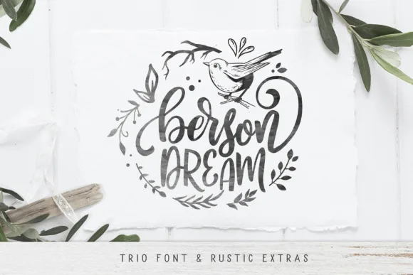Berson Dream Font Berson Dream Font Poster 1