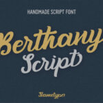 Berthany Font Poster 1