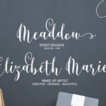 Berthilda Script Font Poster 8