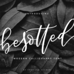 Besotted Script Font Poster 1