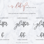 Besotted Script Font Poster 8