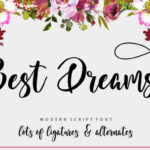 Best Dreams Font Poster 1