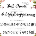 Best Dreams Font Poster 11