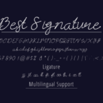 Best Signature Font Poster 4