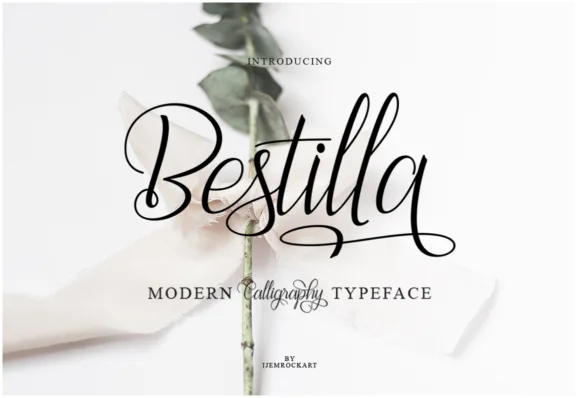 Bestilla Font Bestilla Font Poster 1