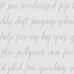 Bestilla Font Poster 10