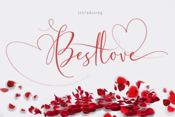 Bestlove Font Bestlove Font Poster 1